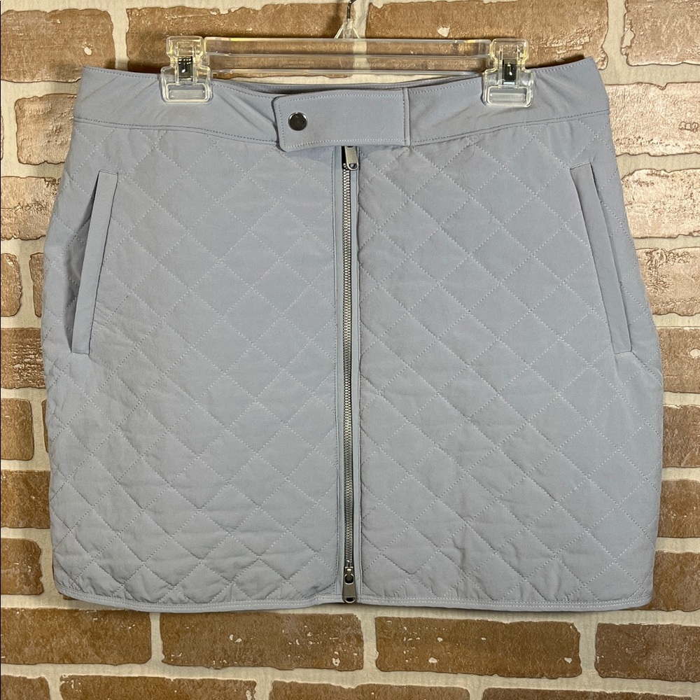 Athleta Women’s Apres Ski Skirt Quilted Dusty Blue Size 14